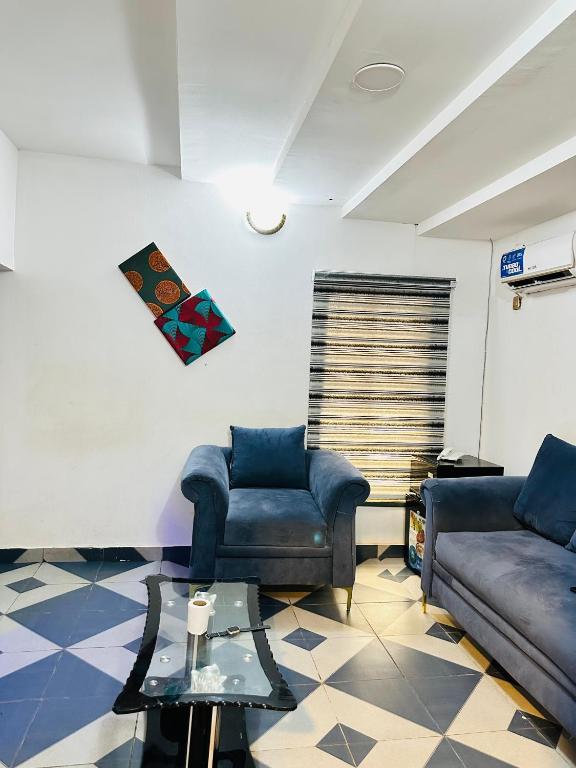 Chalet living lounge at Delad Hotel